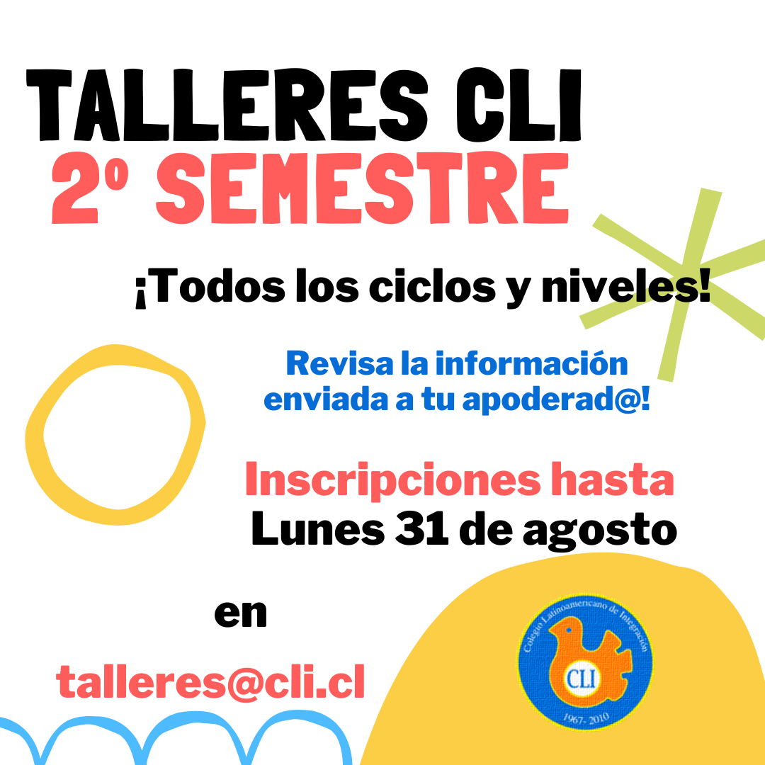 talleres segundo semestre2020