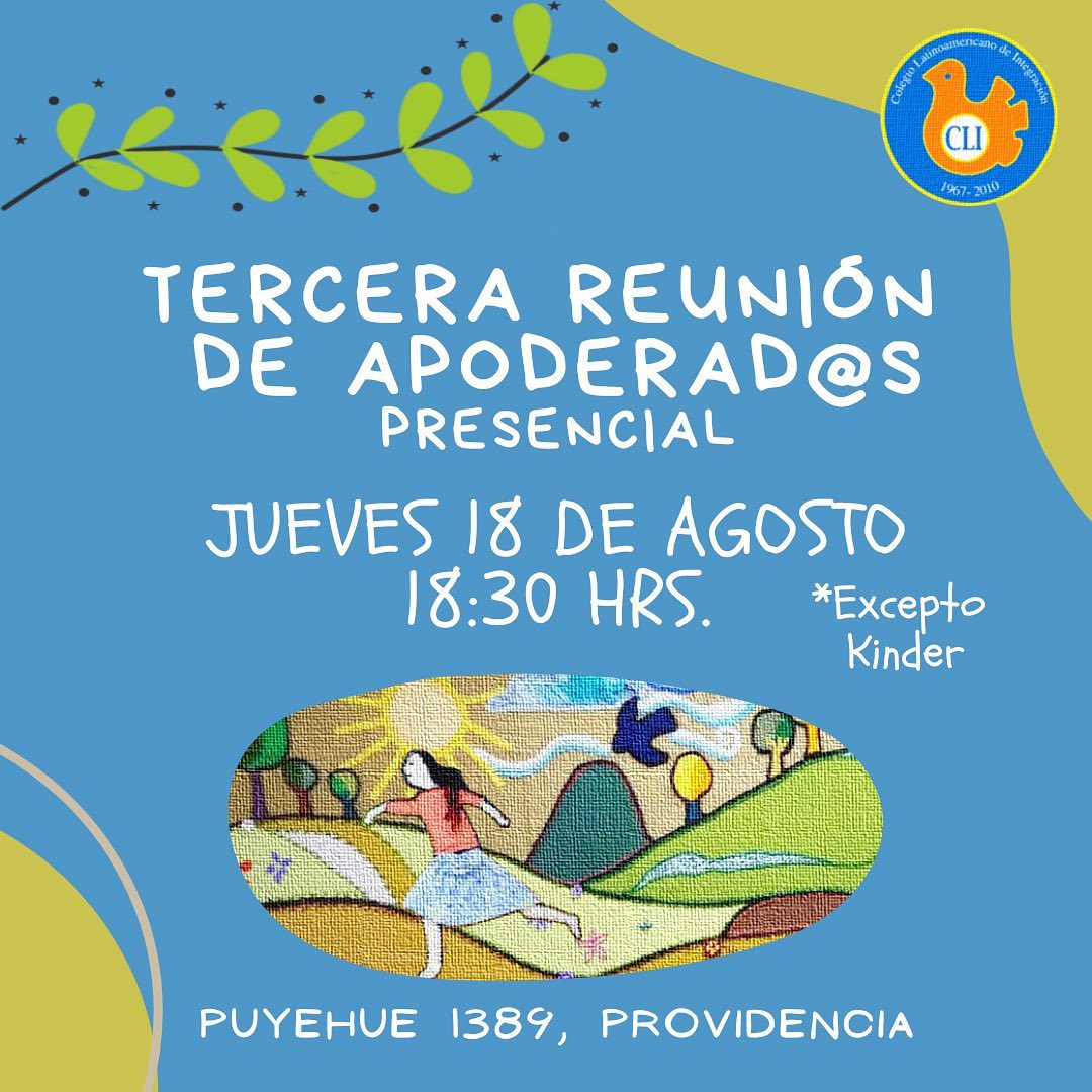 tercera reunion apoderados