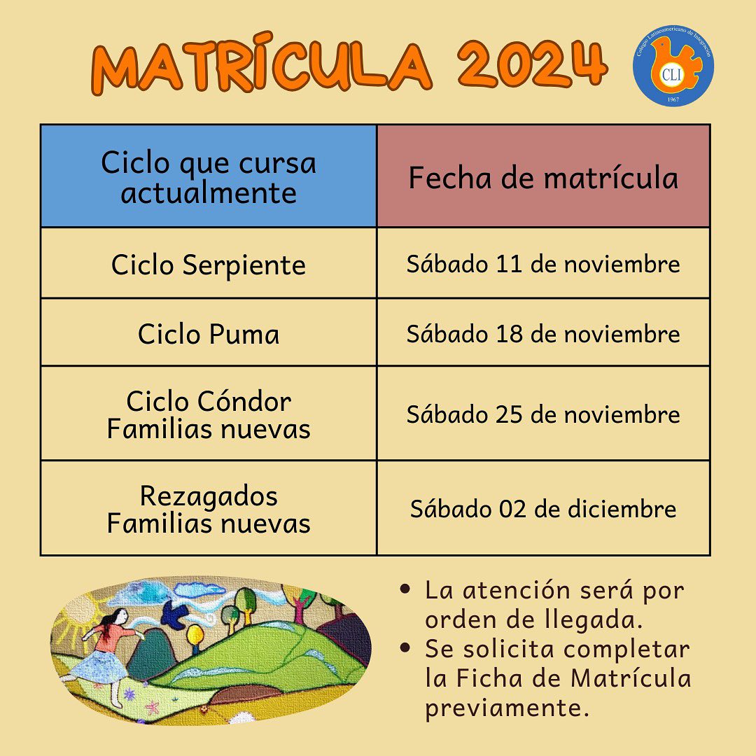 matriculas 2024