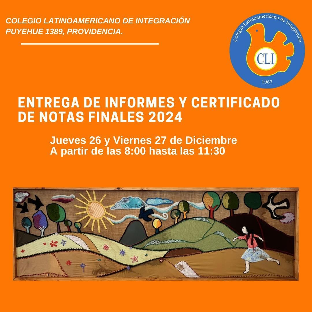 entrega informes y notas