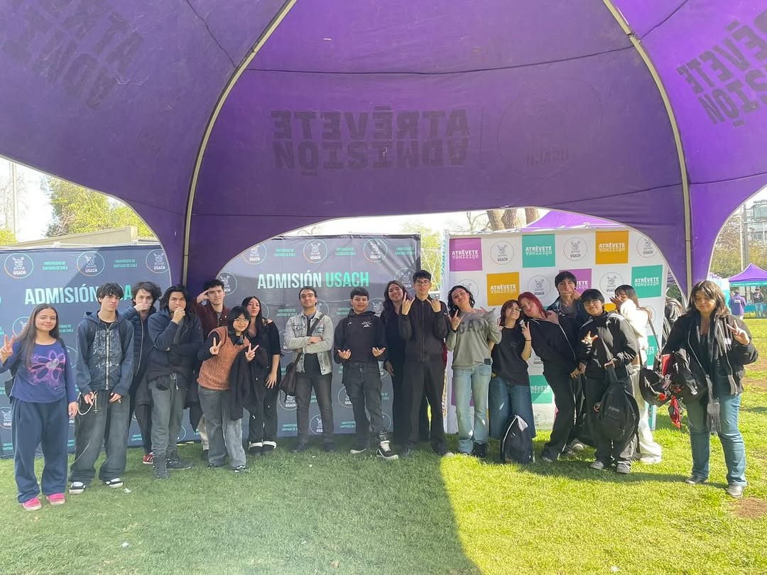 salida pedagogica admision expo Usach
