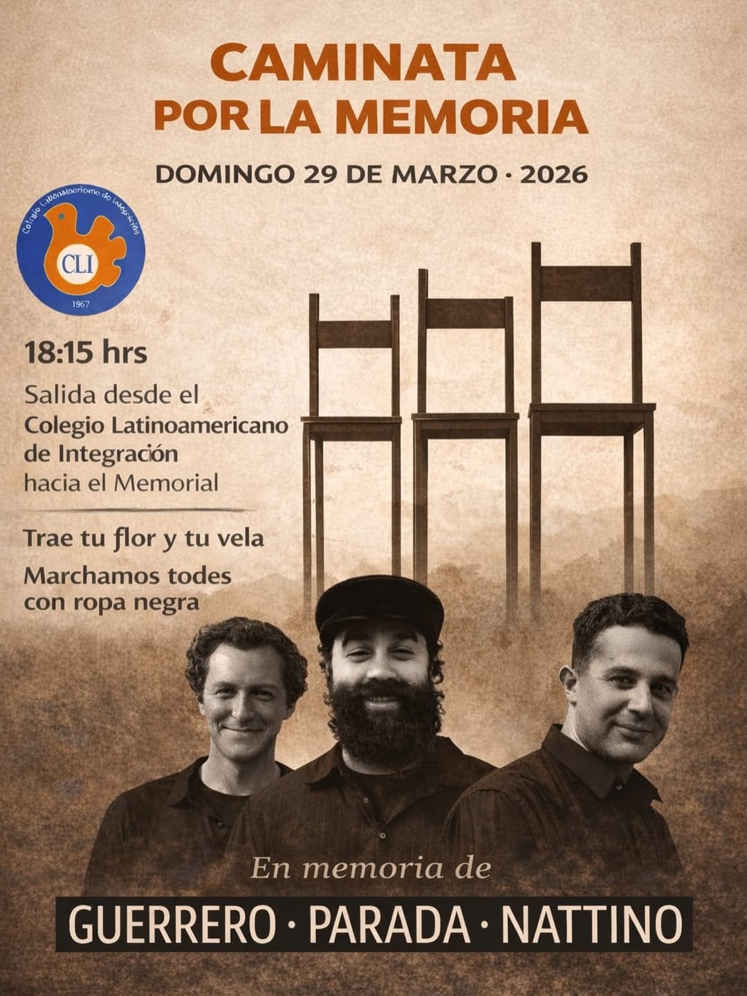 caminata memoria 2026